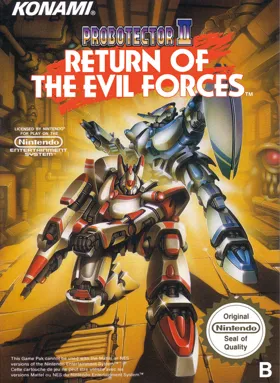 Probotector II - Return of the Evil Forces (Europe) box cover front